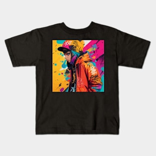 Expressive Streets - Wear the Stories of Urban Art Kids T-Shirt